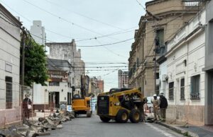 Santiago Passaglia recorrió la nueva etapa de obras en el centro