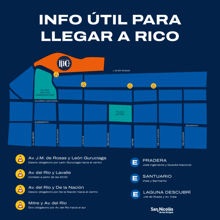 Festival Rico: así será el operativo de tránsito durante la 10° edición