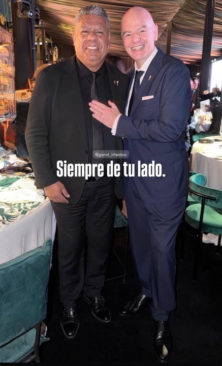 Chiqui Tapia y Gianni Infantino: un mensaje de unidad antes del Mundial