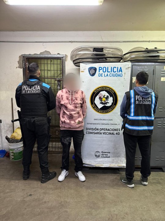 Detenido un ladrón tras asalto a influencer en Barracas