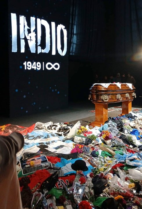 La familia del Indio Solari agradece a los fans y pide un adiós en paz
