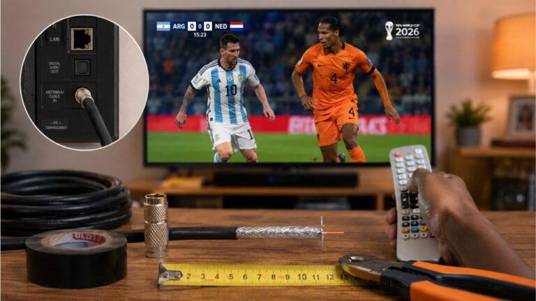 Mundial 2026: Mira los partidos gratis en HD con una antena casera en 10 minutos