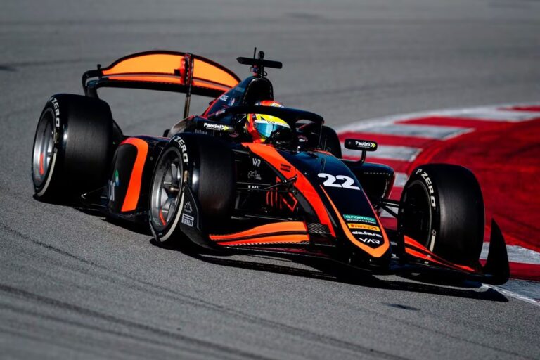 Nicolás Varrone terminó 20° en el GP de Mónaco de F2 tras una penalización