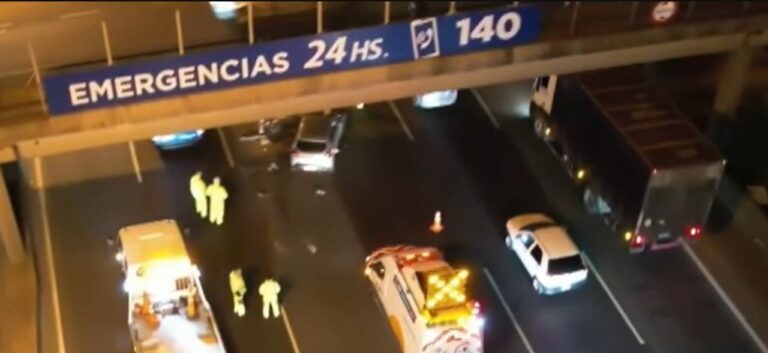 Accidente en la Panamericana: tres carriles afectados en Vicente López