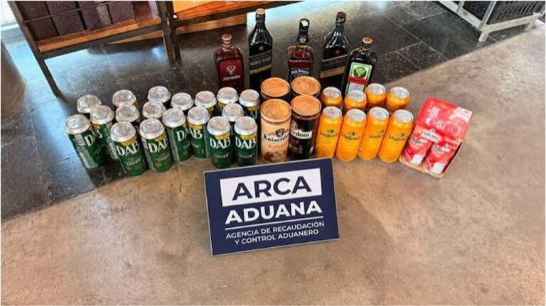 Aduana desmantela contrabando de bebidas por más de 67 millones de pesos