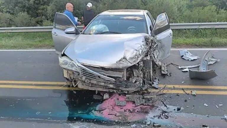Aldo Leiva, diputado nacional, sufre accidente en la Ruta Nacional 11