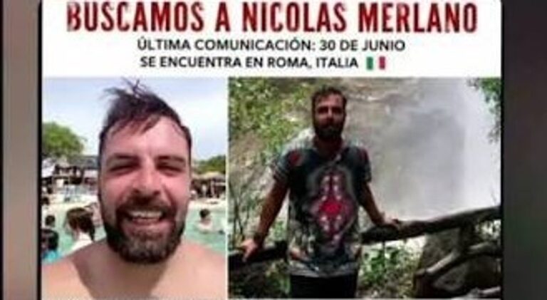 Desesperada búsqueda de un argentino desaparecido en Italia