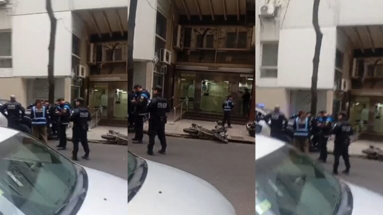 Detenidos tras chocar contra policías y un motociclista en Recoleta