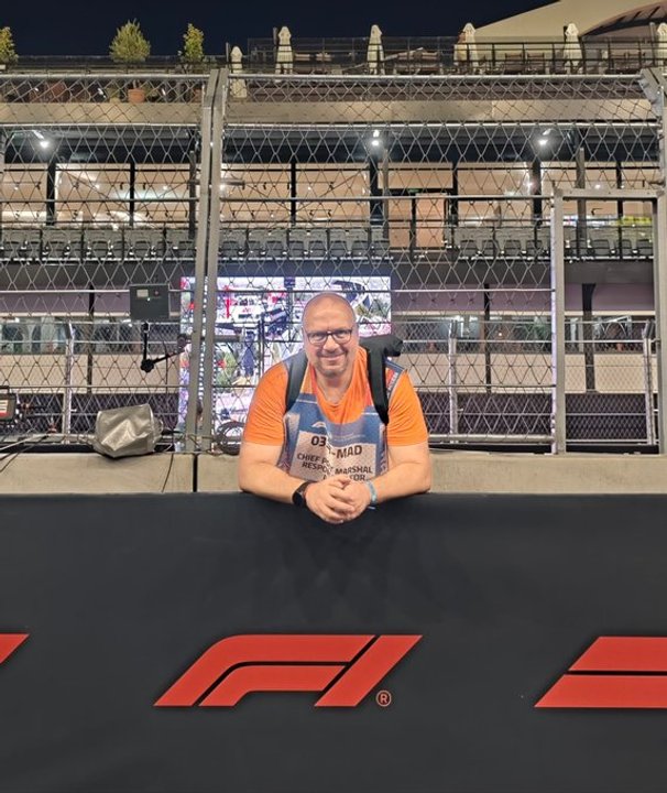 El emotivo gesto de Colapinto con la bandera argentina en el GP de España