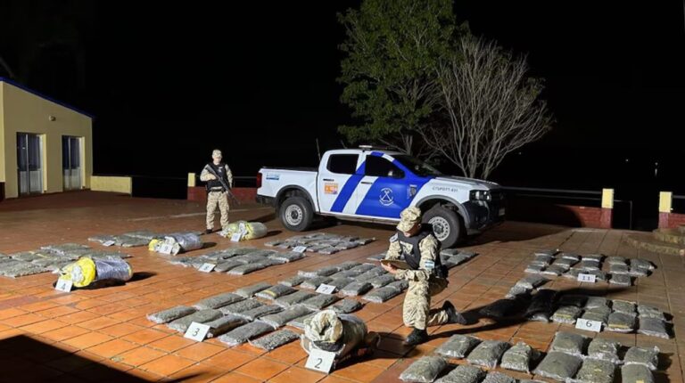 Más de 400 kilos de marihuana incautados en operativos de Misiones