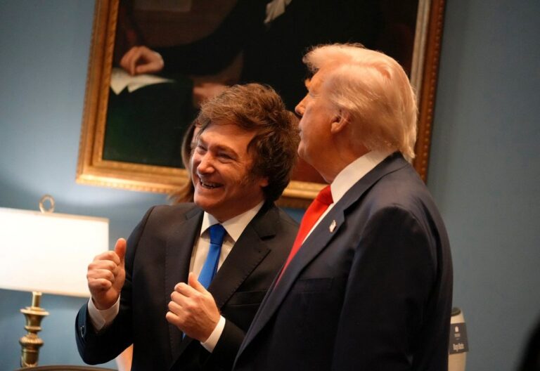 Milei elogia el liderazgo de Trump en la ONU
