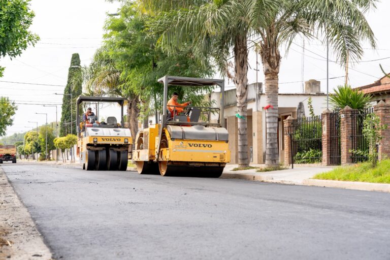 Plan de Pavimentación: De 17 a más de 80 barrios pavimentados