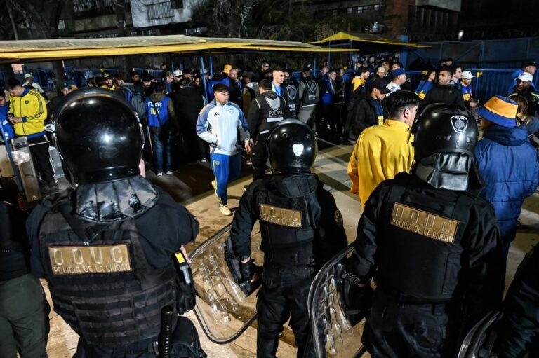 Tres detenidos en el operativo de seguridad del Boca vs. San Pablo