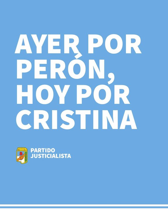 El PJ llama a la lucha por la libertad de Cristina Kirchner en el Día de la Lealtad