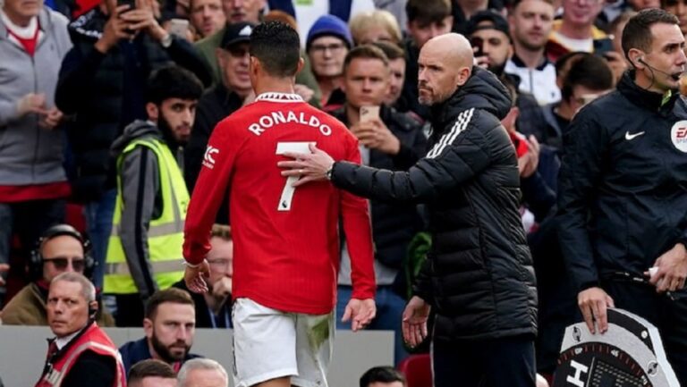 Erik Ten Hag critica a Cristiano Ronaldo: ‘Me falló a mí y al equipo’