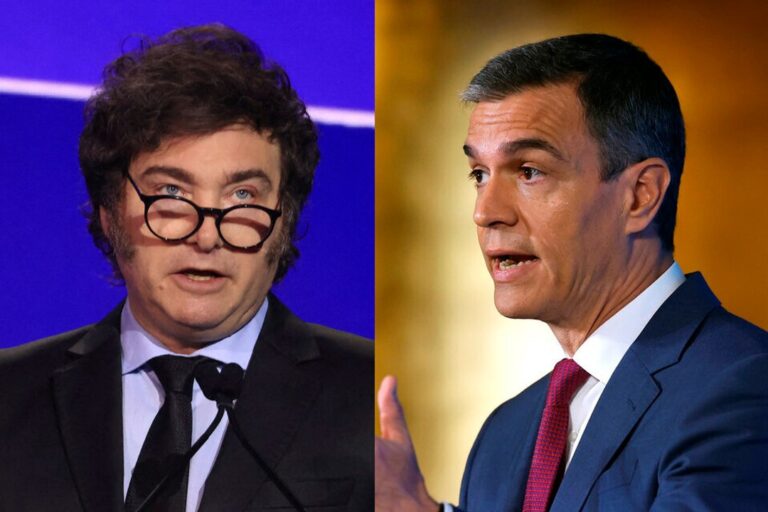 España rechaza los ataques de Milei a Pedro Sánchez: ‘Indigno’