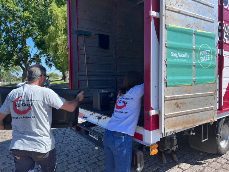 La Municipalidad de San Nicolás realizará una jornada de recolección de residuos electrónicos en la Costanera