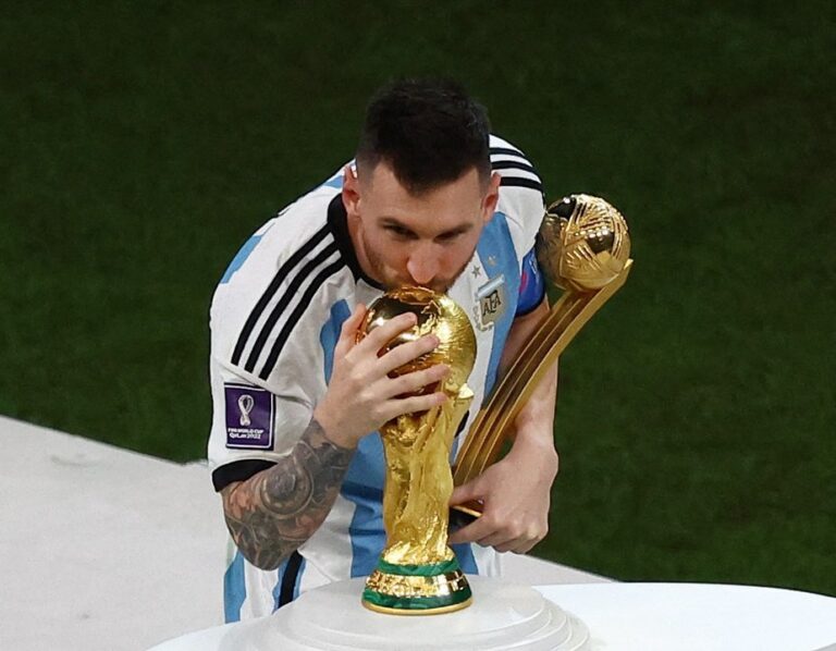 La Selección argentina le rinde homenaje a Messi en su despedida