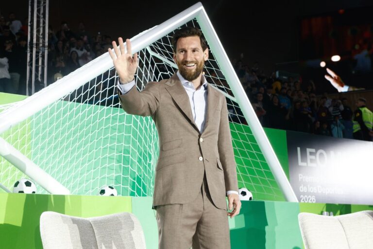 Lionel Messi brilla en un evento solidario en Oviedo, España