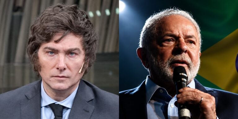 Milei lanza duras críticas a Lula antes del balotaje en Brasil