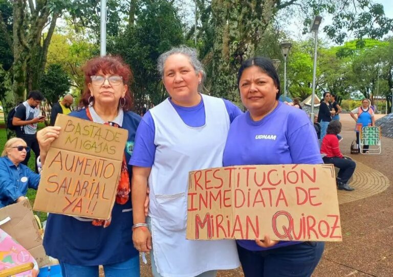 Paro docente y acusaciones de persecución marcan la gestión de Passalacqua en Misiones