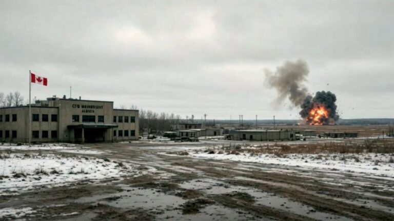 Tragedia en Canadá: incendios en base militar dejan cuatro soldados muertos